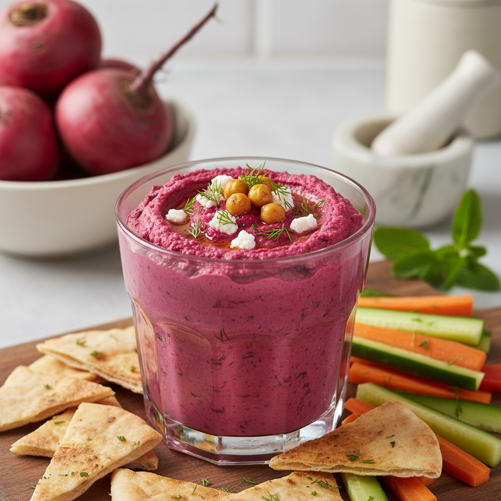 Rote-Bete-Hummus