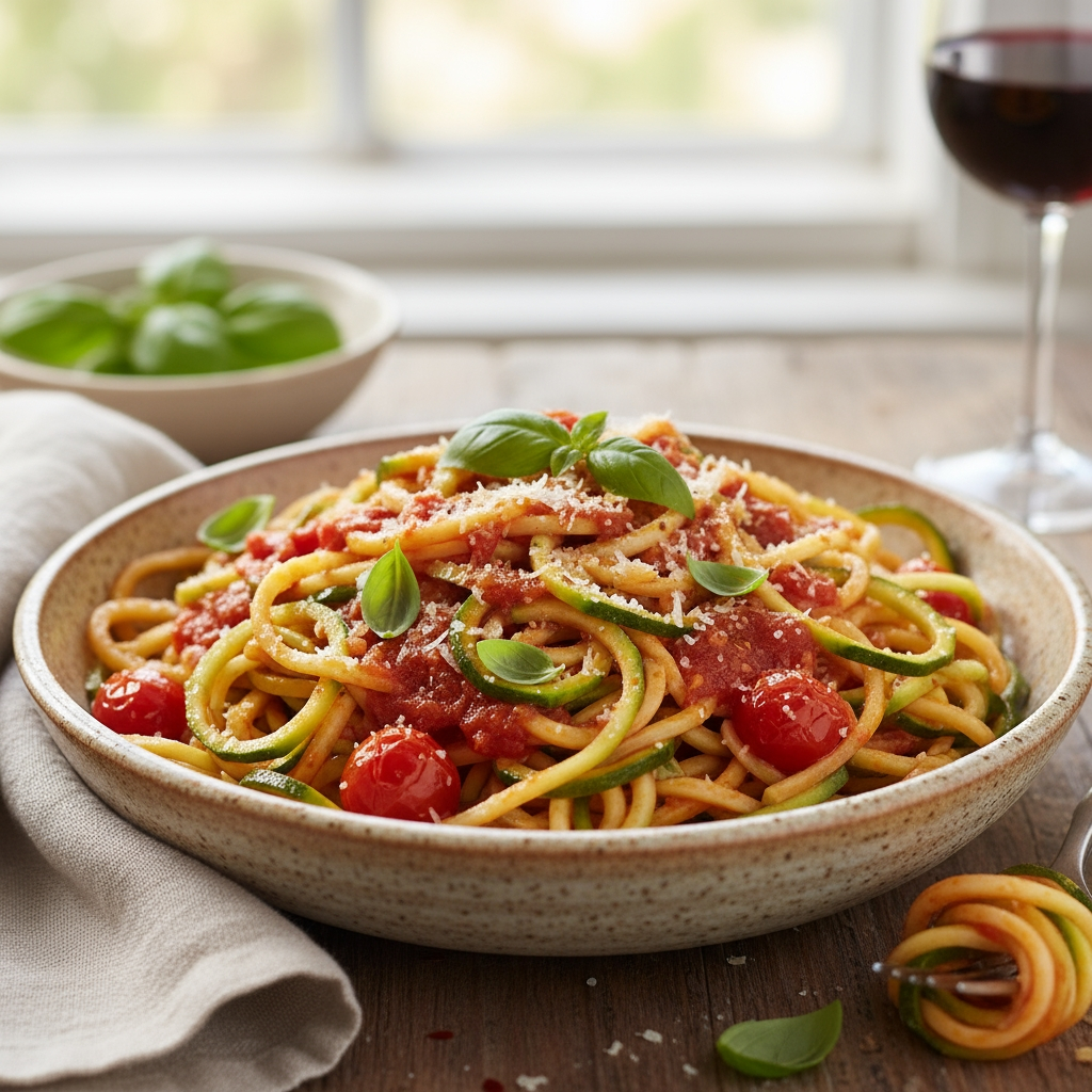Zucchetti-Tomaten-Pasta